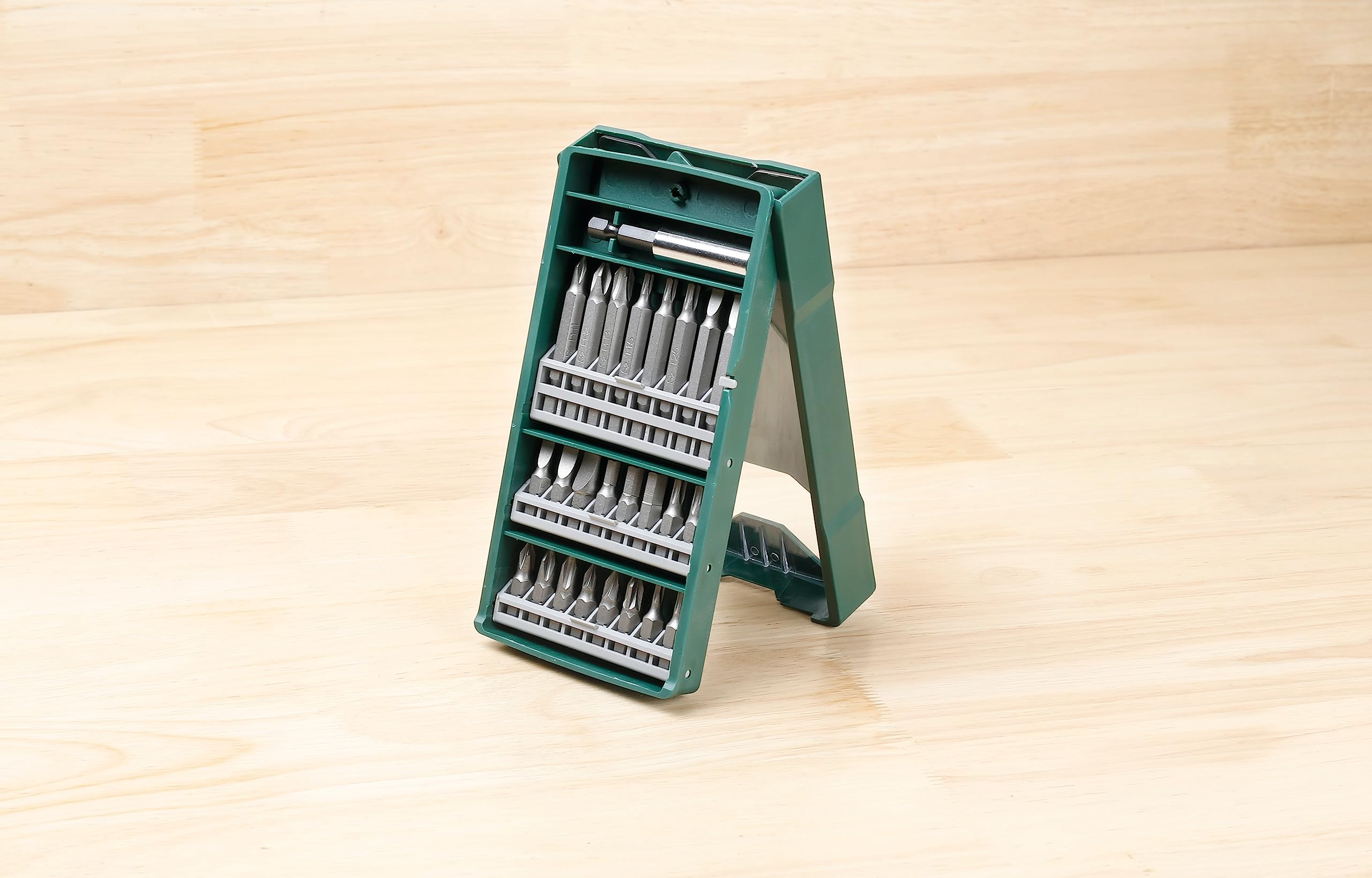 Bosch Professional Accessories X/Line Mini 25 Parça Vidalama Seti, Plastik Kutu, Yeşil