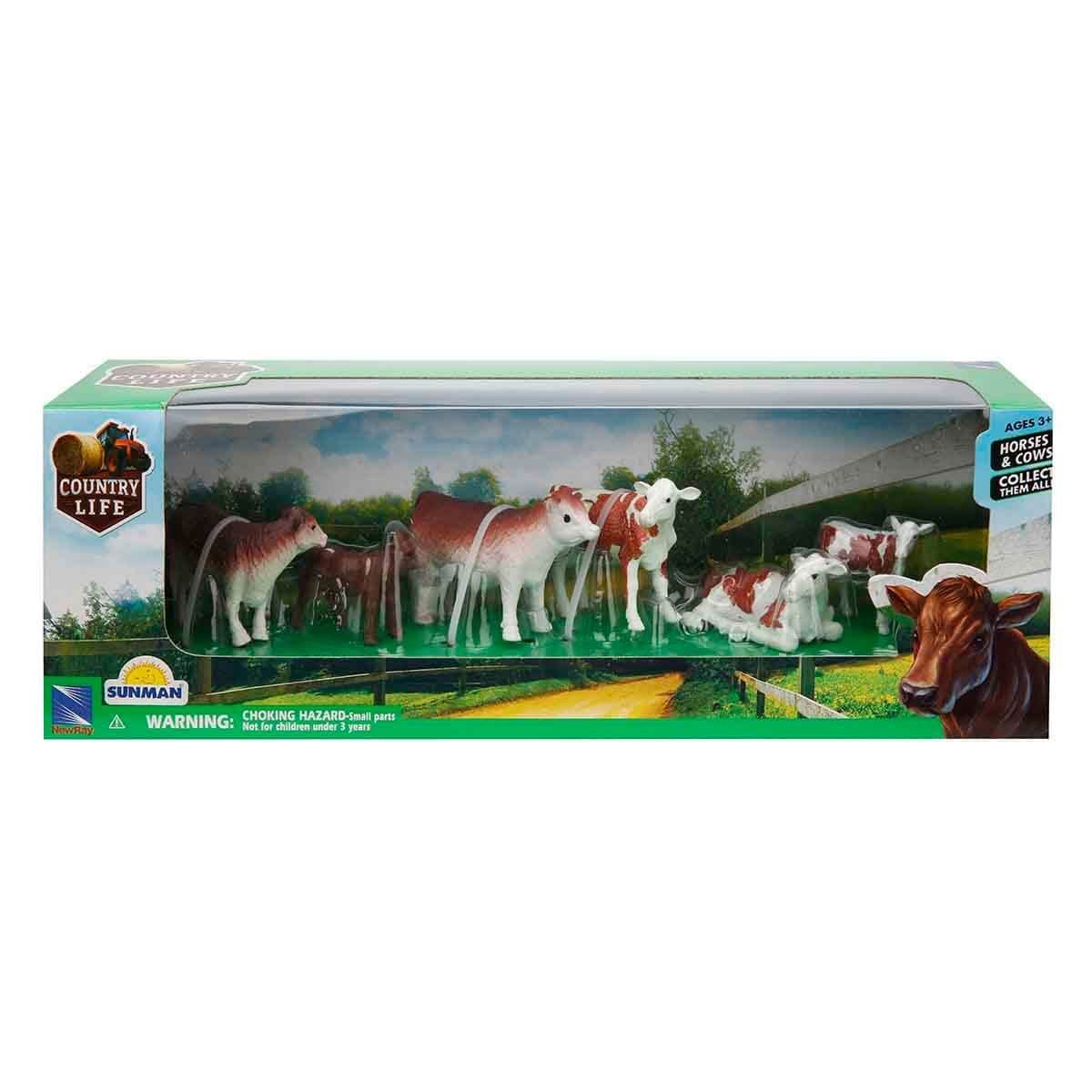 New-Ray NRY-New Ray Country Çiftlik Hayvanları 4lü/5li/6lı Çiftlik Seti
