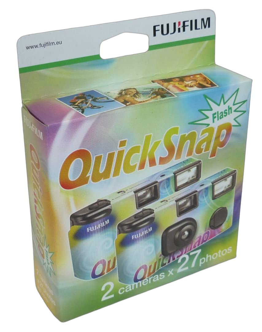 Instax Fujifilm 7130786 QuickSnap Flash 27 Einwegkamera ISO 400 (2'li paket)