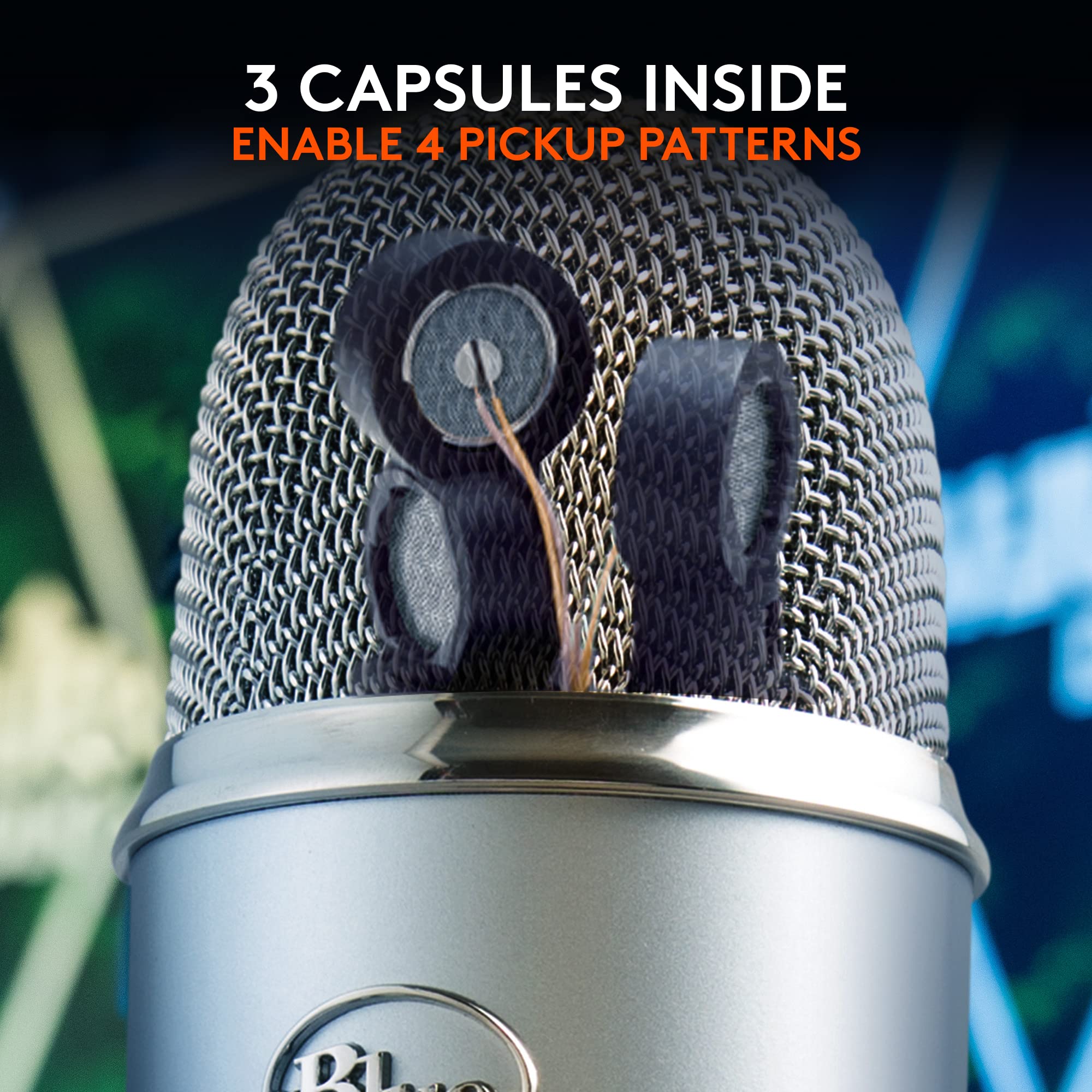 Logitech Blue Yeti USB Microphone - Silver