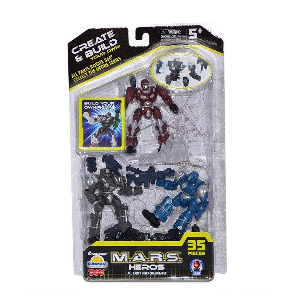 Sunman S00040930 Sun-Hpk-Figür Set M.A.R.S.Heros 3Lü 35Prç.3A.