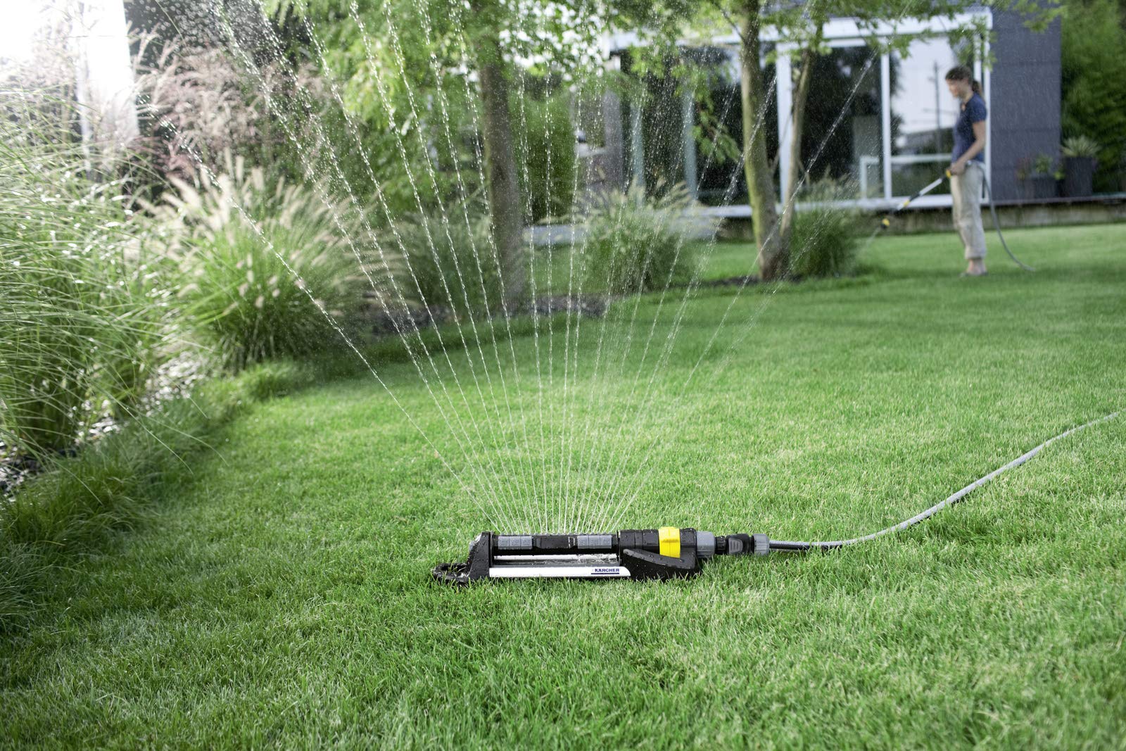 Kärcher Salınımlı Fıskiye OS 3.220 Bahçe Sulama Aparatı, Siyah