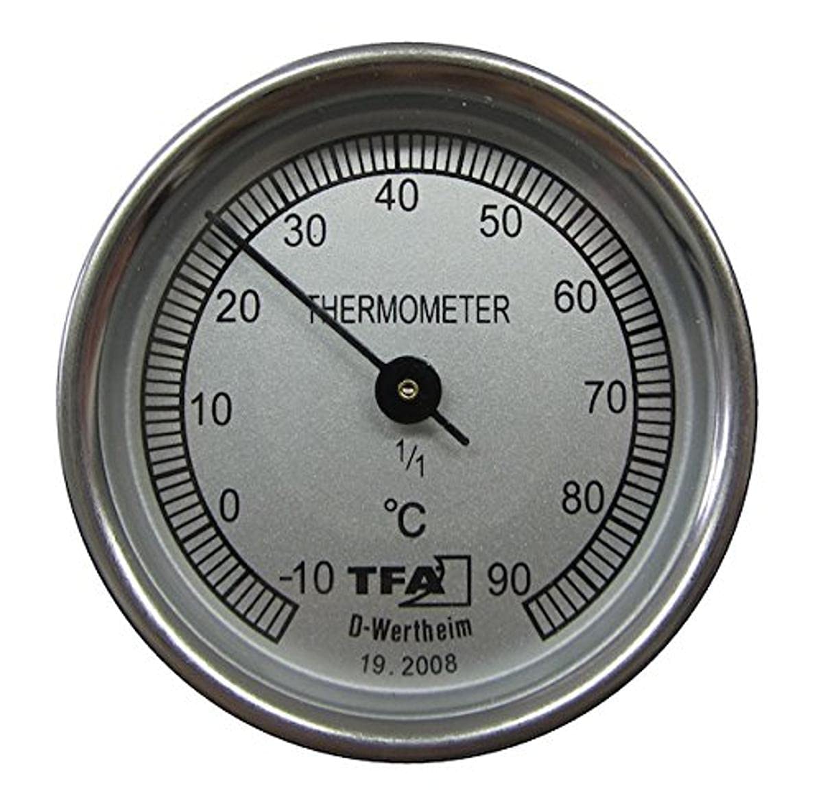 Tfa Tfa19.2008 Metal Kompost Termometresi, Siyah