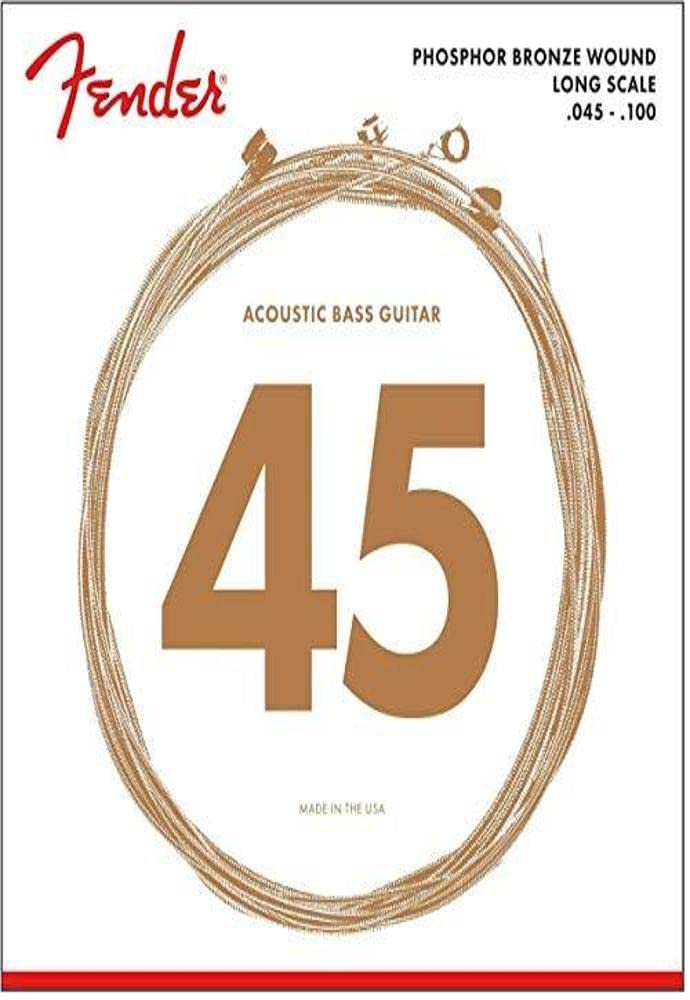 Fender 8060 Acoustic Bass Strings Takım Tel Akustik Bas Gitar Teli 045-100