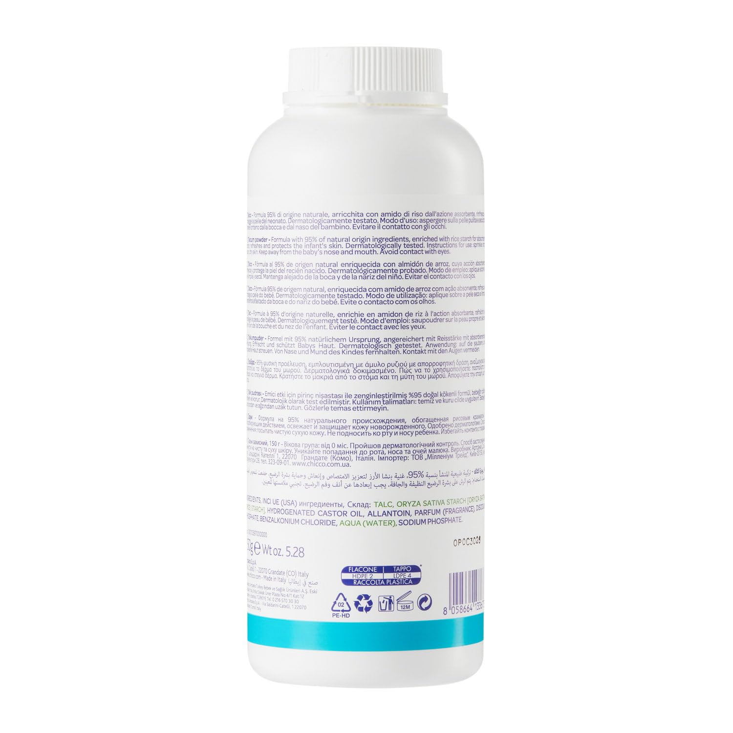Chicco BM TALCUM POWDER Bebek Pudrası 150 Gram