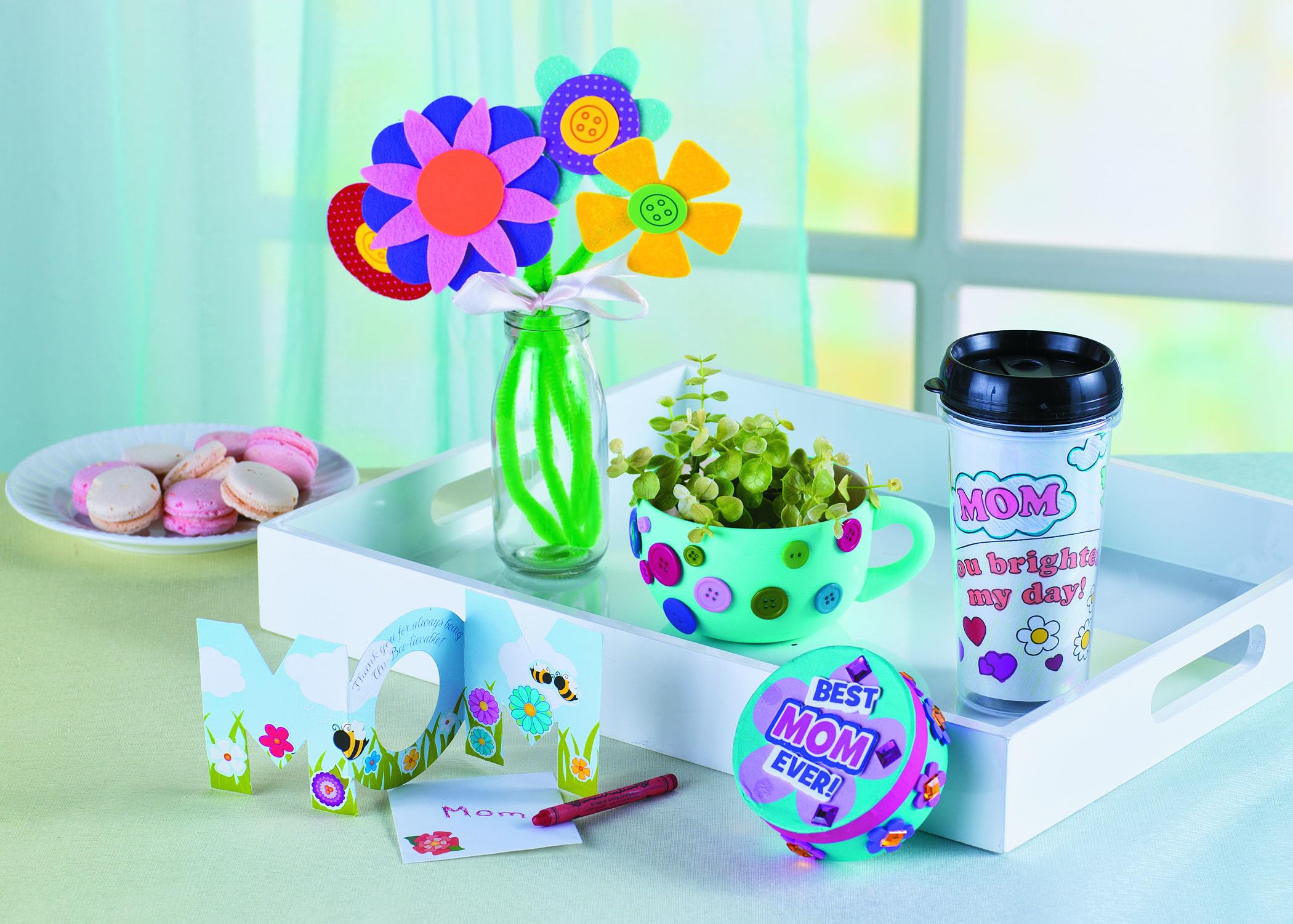 Fun Express Ahşap Çiçek kendin yap resim çerçevesi kiti - El işi için bu 12 Çiçek ahşap çerçevesiyle anılarınızı kaydedin - Ev Yapımı Büyükbaba ve Büyükbaba Hediyeleri, Çocuk Dostu El İşi