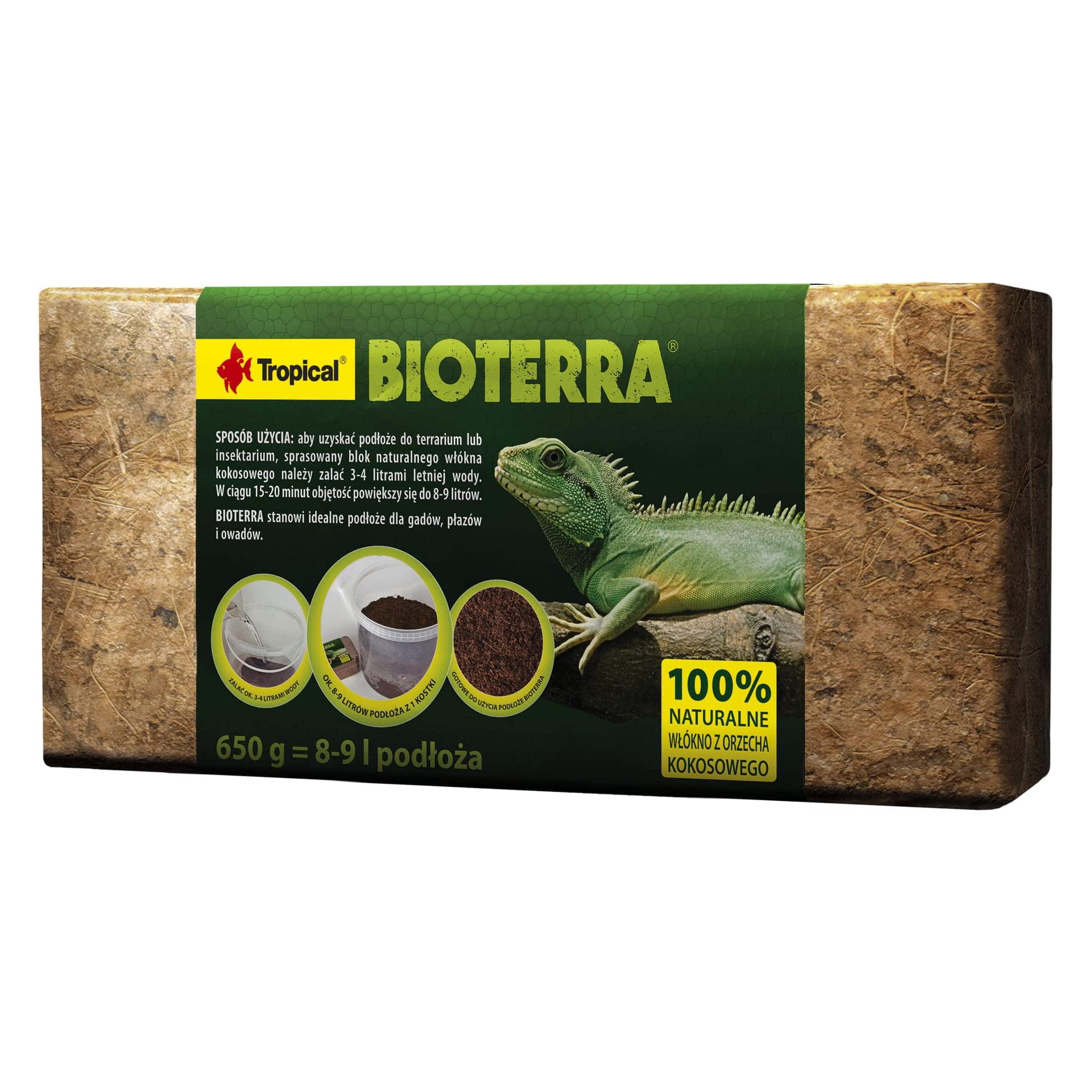 Tropical Bioterra Sürüngen Taban Malzemesi 650gr