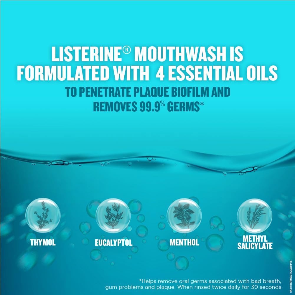 listerine cool mint ağız bakım suyu 500 ml