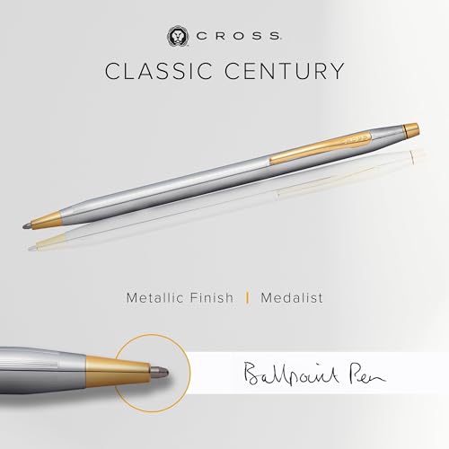 Cross Classic Century Tükenmez Kalem Madalist (Döndürme Mekanizması, 23 Ayar Altın Kaplama Kaplamalı
