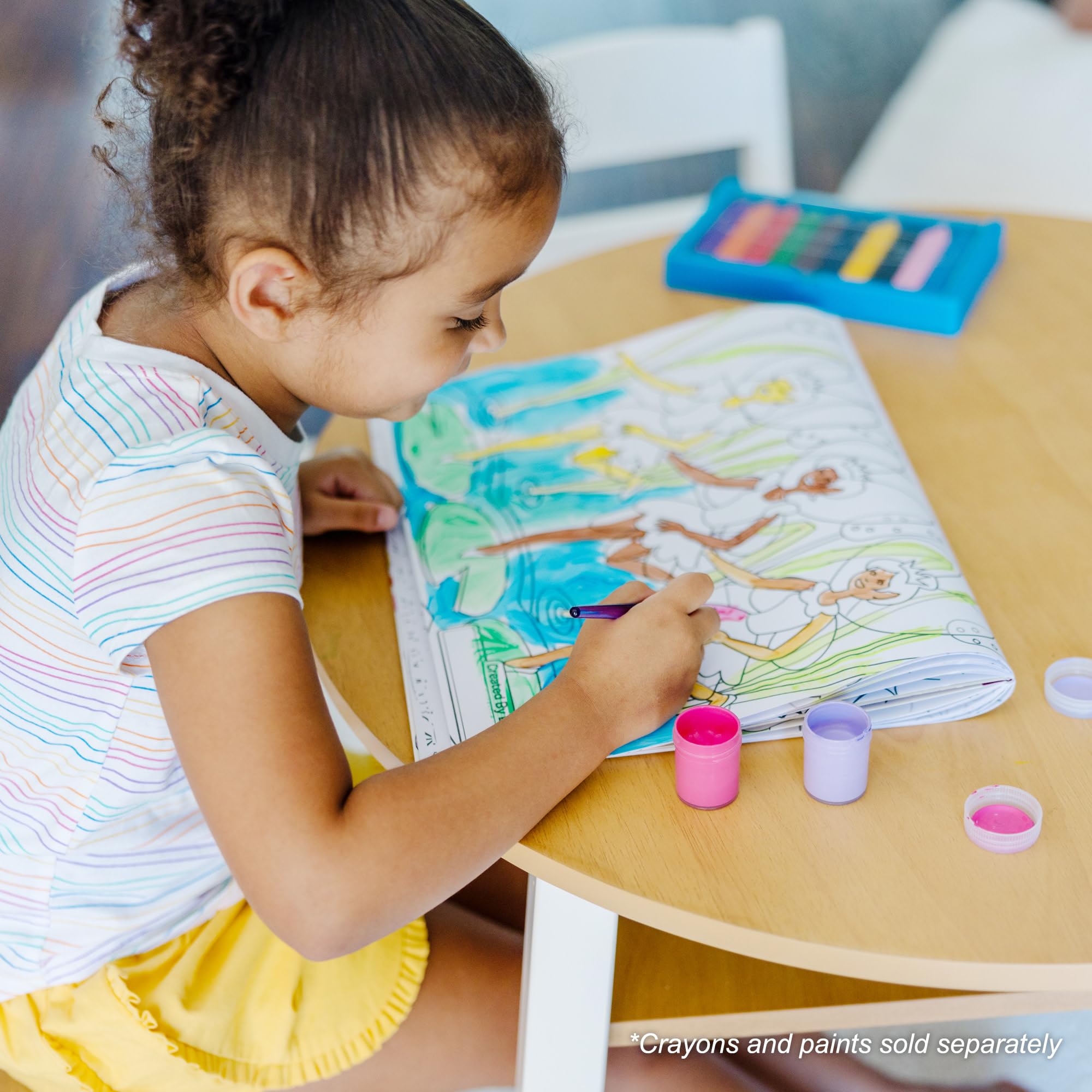 Melissa & Doug - Dev Boyama Kitabı, Pembe (14225)
