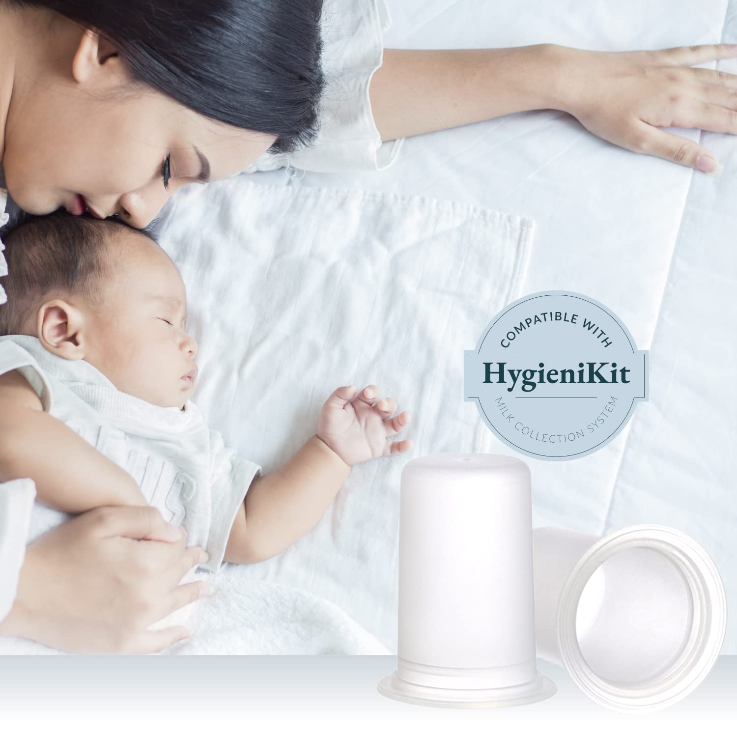Ameda HygieniKit Silikon Yedek Diyaframlar, Şeffaf, Kapalı Sistem Pompalama, Emzirme Ekipmanları ve Aksesuarları | 2 Adet | (Eski)