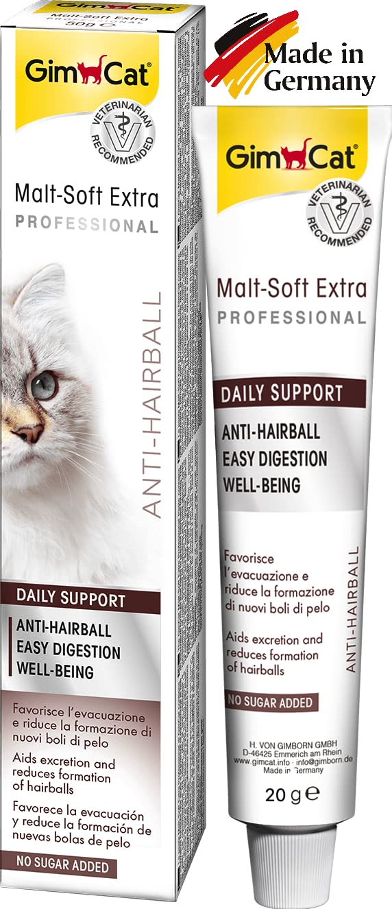 GimCat Malt Soft Extra Kediler İçin Tamamlayıcı Mama, Zengin Protein 20 g