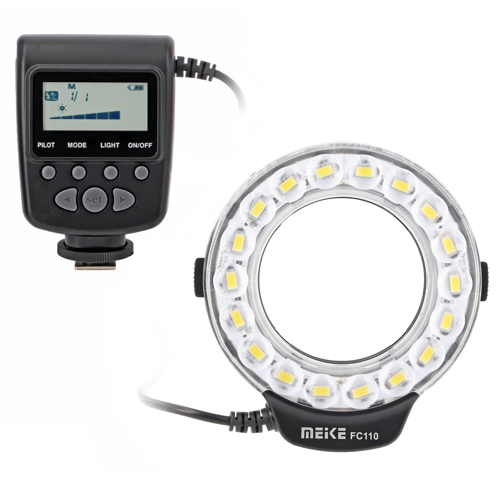 ayex Meike Canon EOS DSLR Fotoğraf Makineleri için Makro Halka Işık