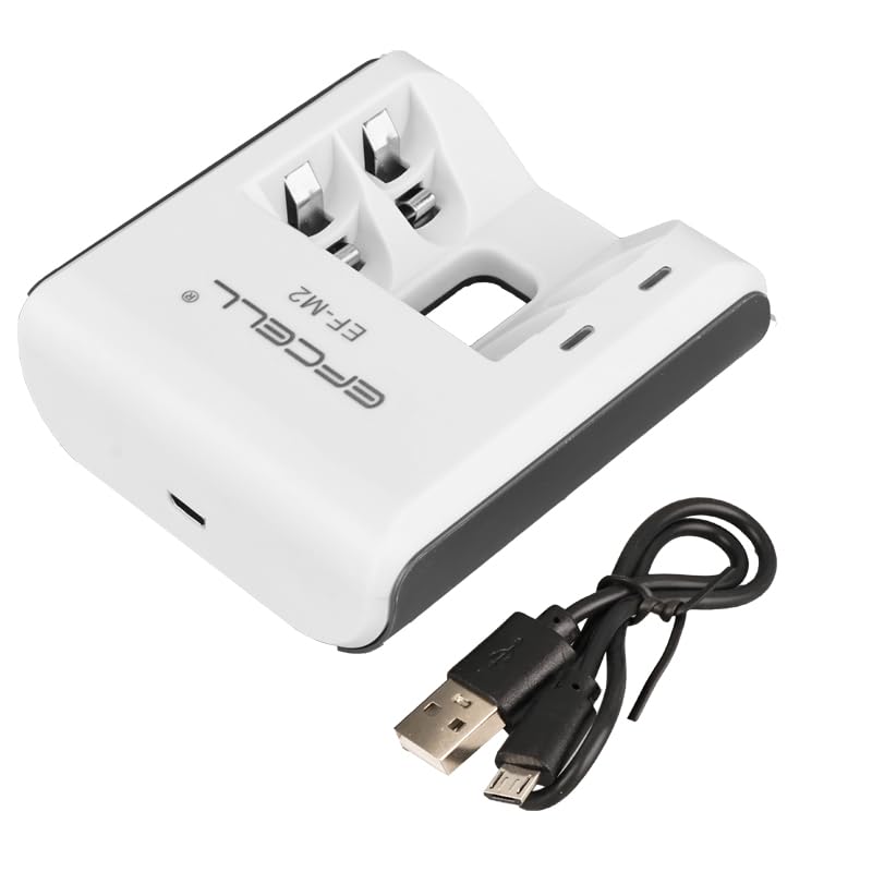 EFCELL EF-M2 Pil Şarj Aleti 2Li Usb AA-AAA Ni-Mh Ni-Cd X