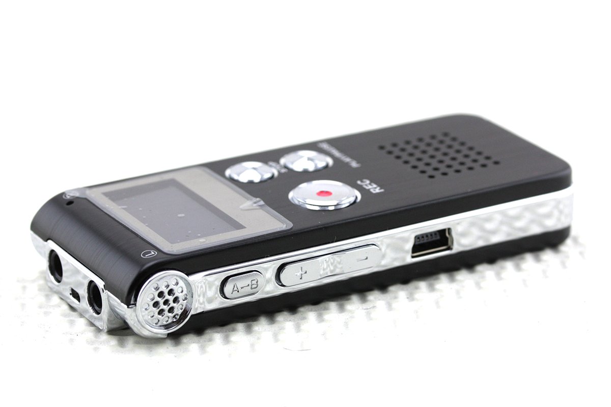 fancyqube Tekrar şarj edilebilir, 650 4 GB Dijital kayıt cihazı ses kayıt MP3 Player – 0995 SCA
