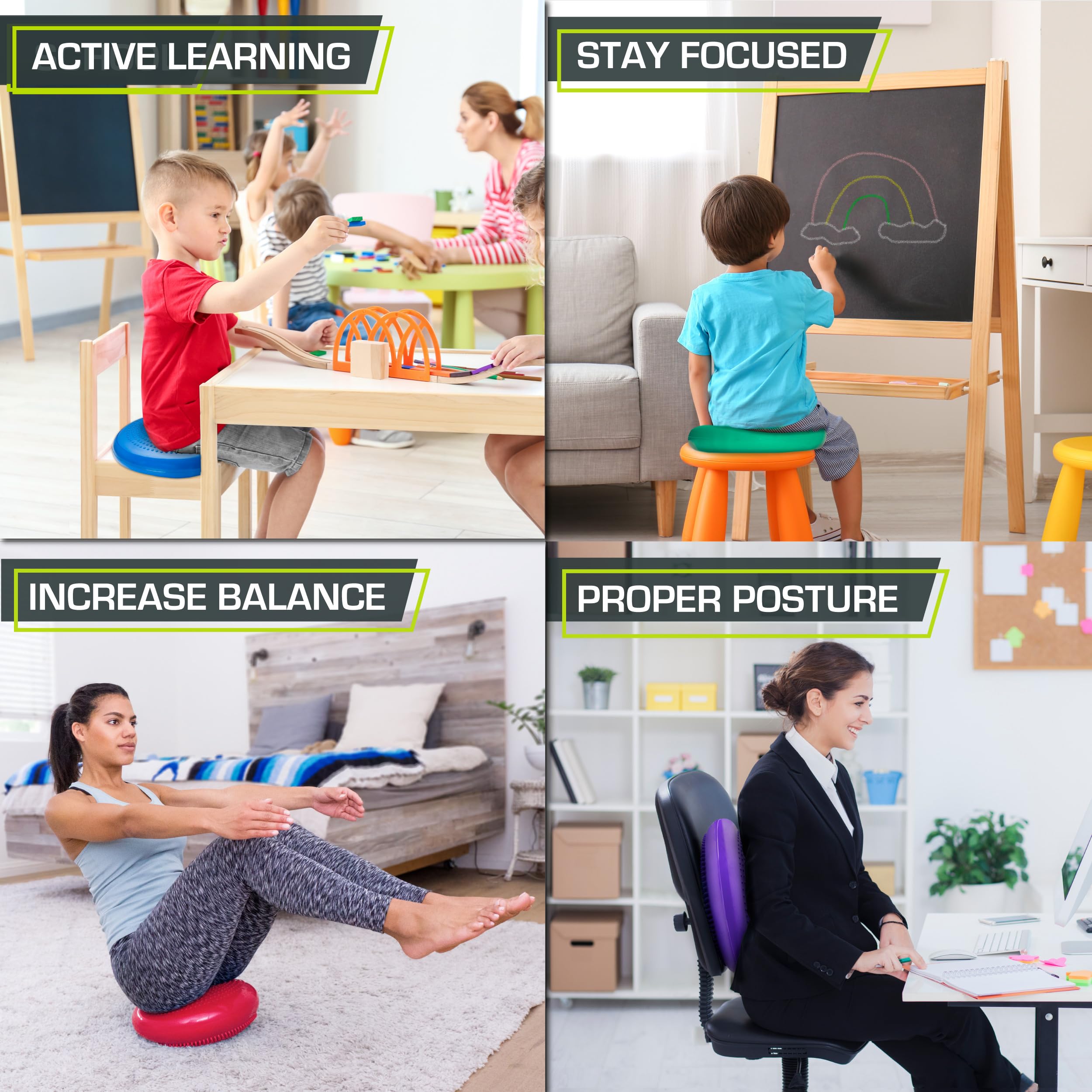 Prosource Core Balance Trainer, 35,6 cm çap ile pompa için duruşu, fitness, dayanıklılık iyileştirme