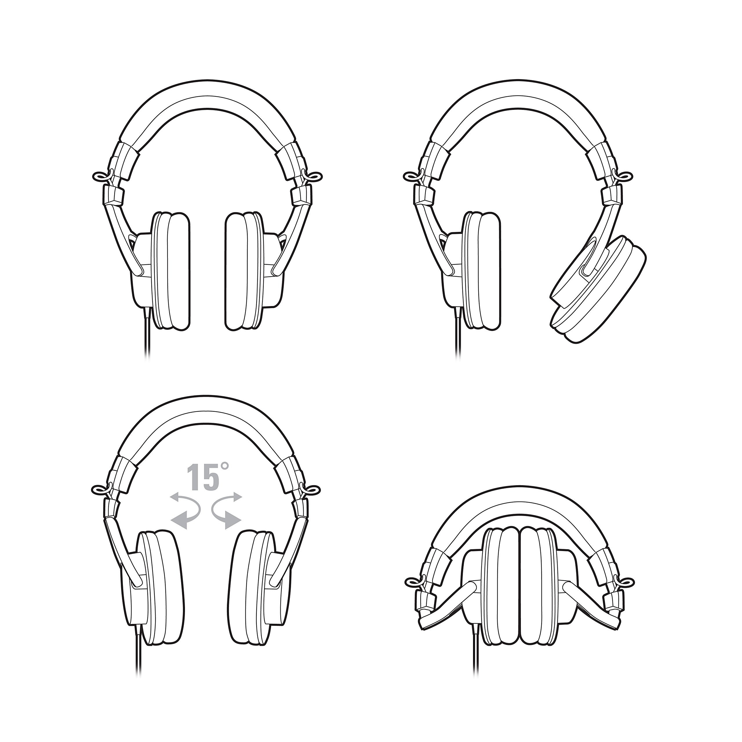 Audio Technica Audio-Technica Ath-M30X Profesyonel Stüdyo Monitör Kulaklığı