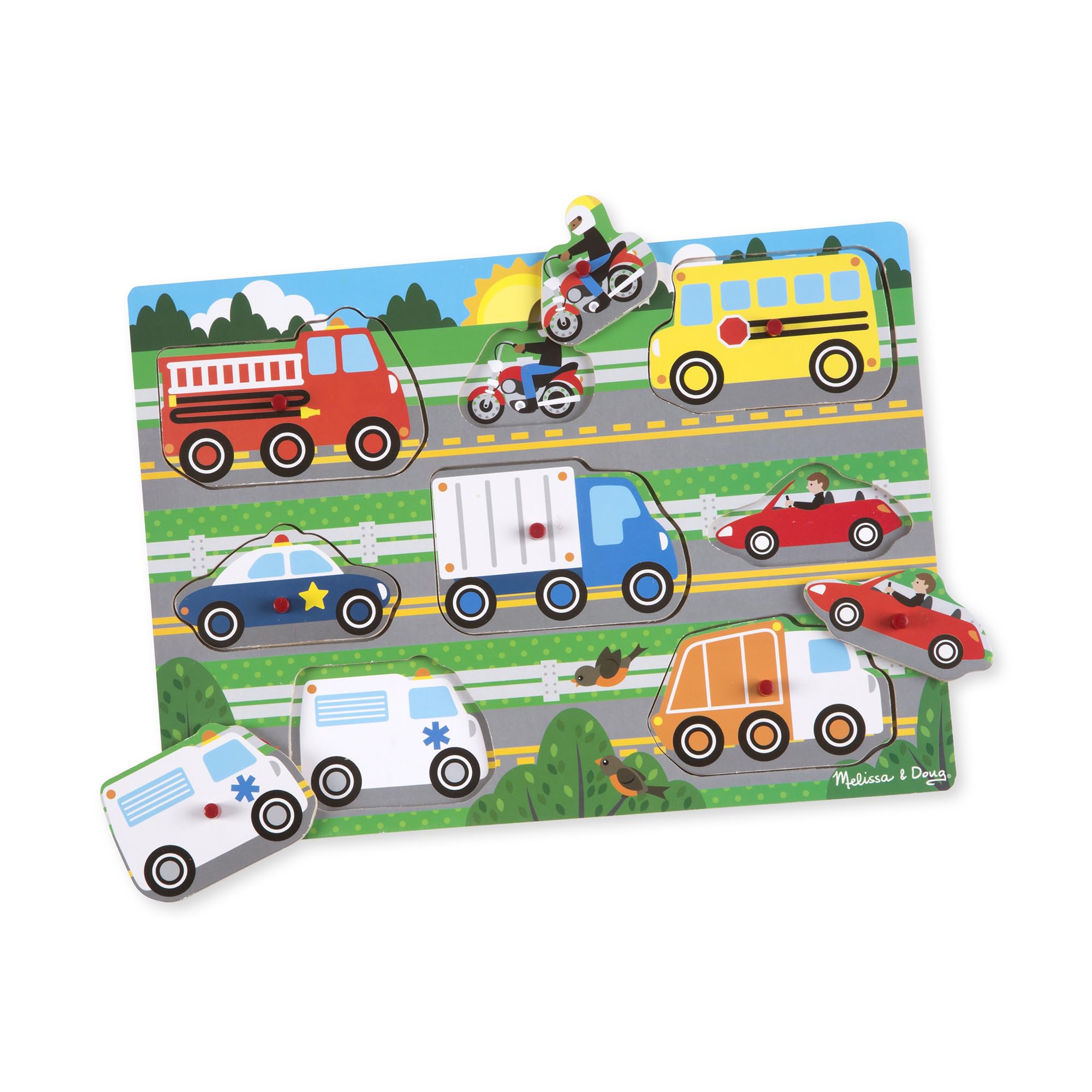 Melissa & Doug 19051 Ahşap Tutmalı Yapboz, Araçlar Yeni