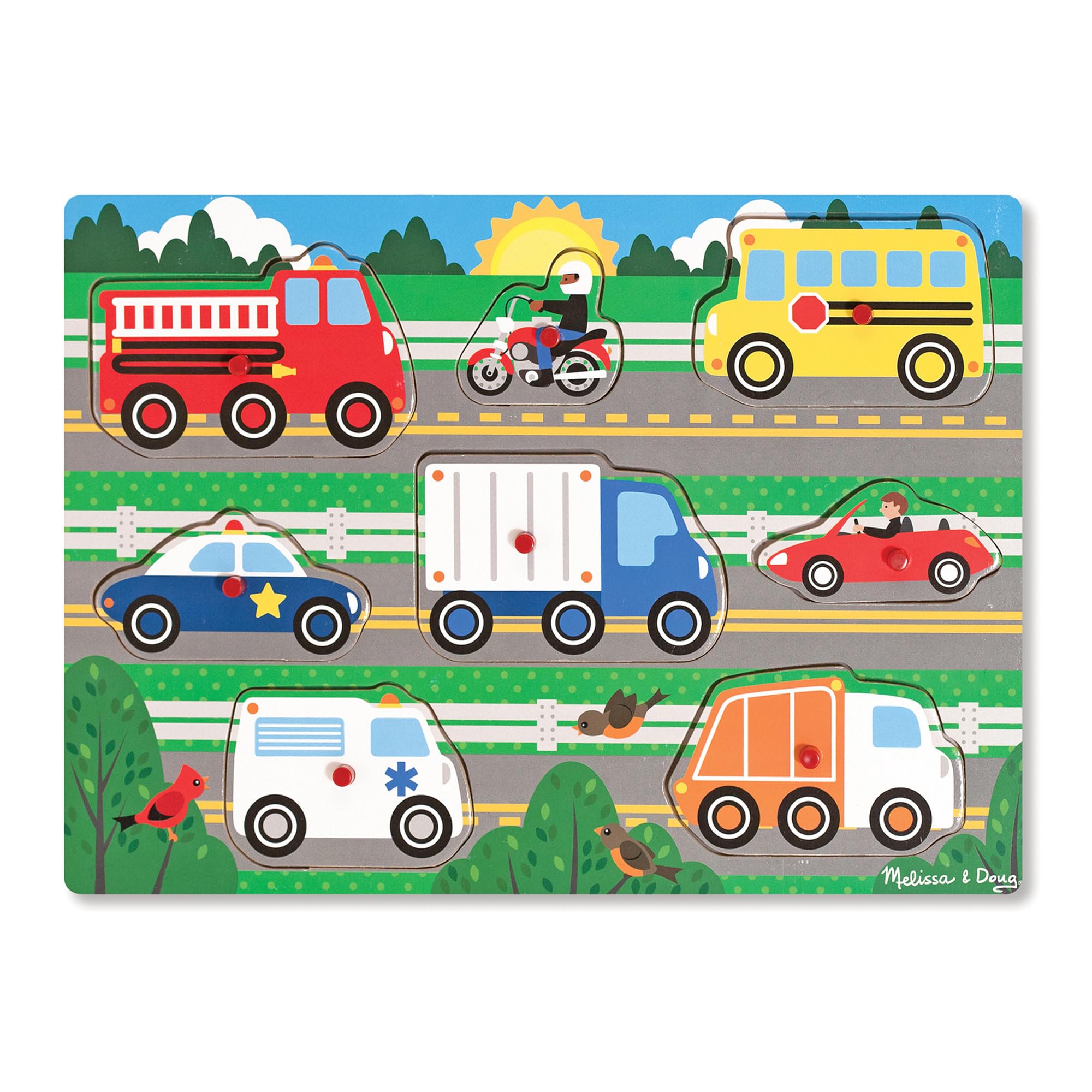Melissa & Doug 19051 Ahşap Tutmalı Yapboz, Araçlar Yeni