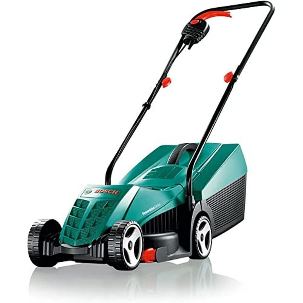 Bosch Home And Garden Elektrikli Çim Biçme Makinesi Arm 32 (1200 Watt, 32 Cm Kesme Genişliği, 20-60 mm Ayarlanabilir Kesme Yüksekliği, 31 Litre Çim Toplama Kutusu)