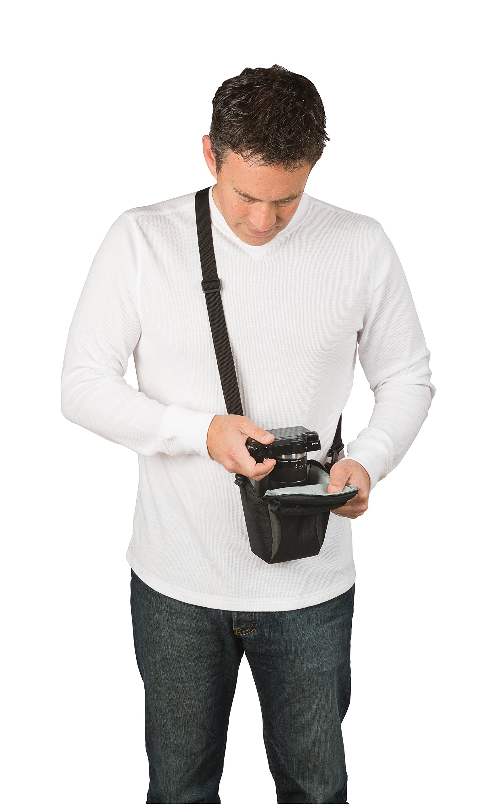 Lowepro Format Tlz 10 Üstten Yüklemeleri Fotoğraf Makinesi Çantası, Siyah