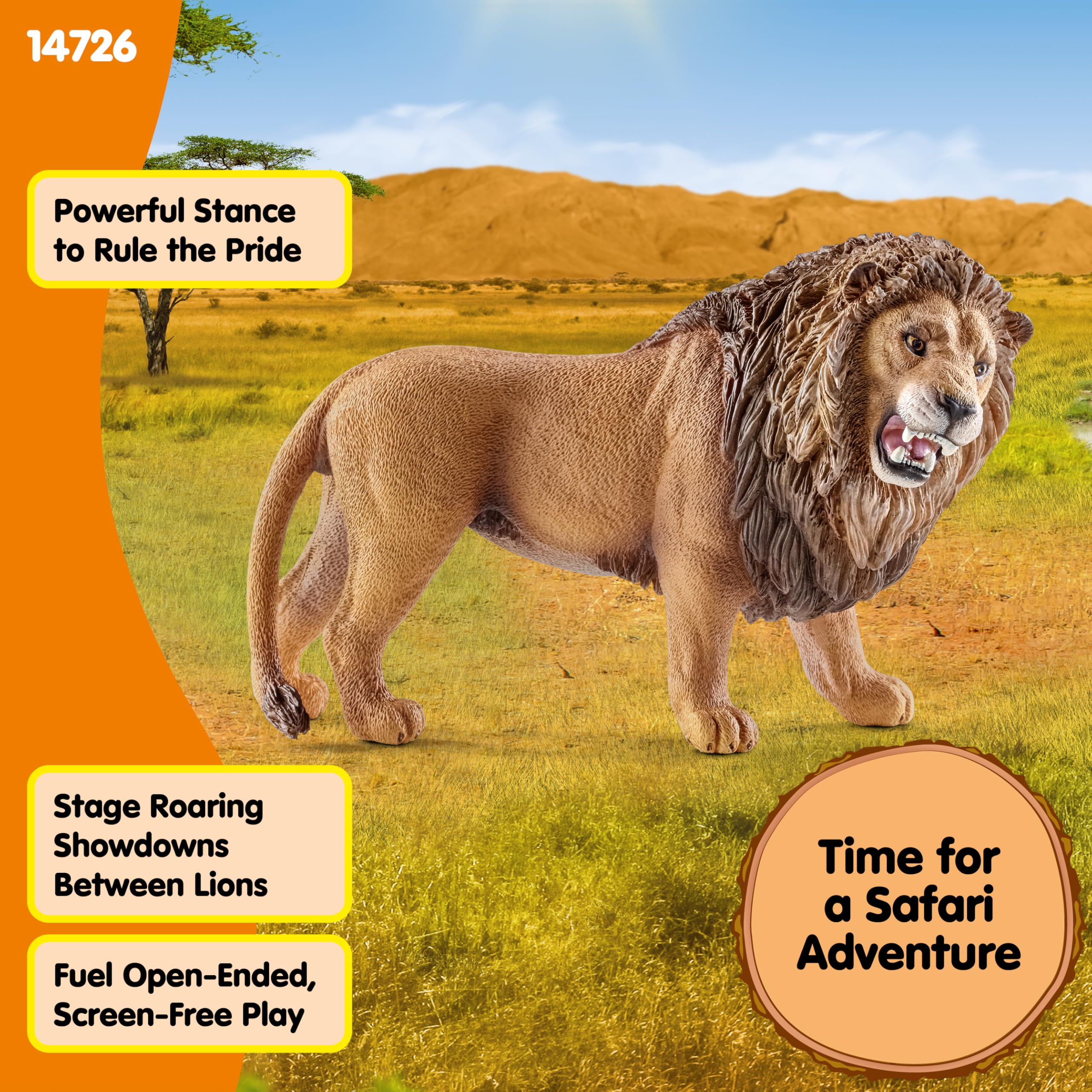 Schleich-Wild Life-Kükreyen Aslan