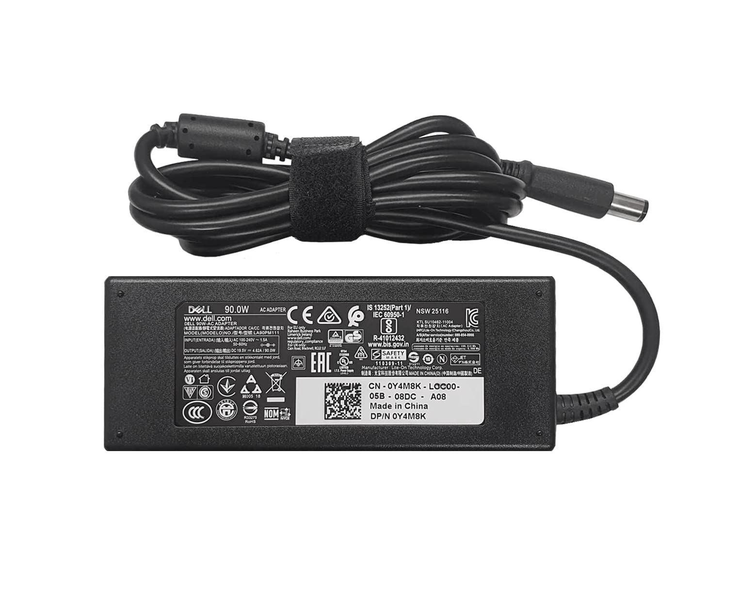 Dell ORİJİNAL AC ADAPTÖRÜ 19.5V 4.62A 90W VOSTRO 1710 1720 1721 3300 3500 3700 NOTEBOOK ELEKTRİK ŞARJ GÜÇ KAYNAĞI ÜNİTESİ PSU