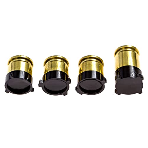 Crazy Controllerz Xbox One Series X S için Denetleyici Bullet Düğmeleri - Gerçek 9 MM Harcanmış Mermi Muhafazaları Kullanılarak Üretilmiştir - Araçlar İçerir