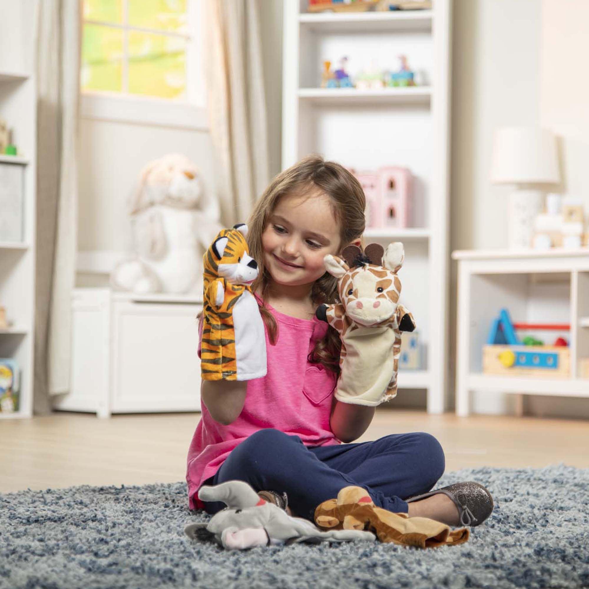 Melissa & Doug - El Kukla Seti, Hayvanat Bahçesi (19081)