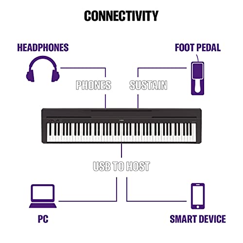 YAMAHA P45 Taşınabilir Dijital Piyano