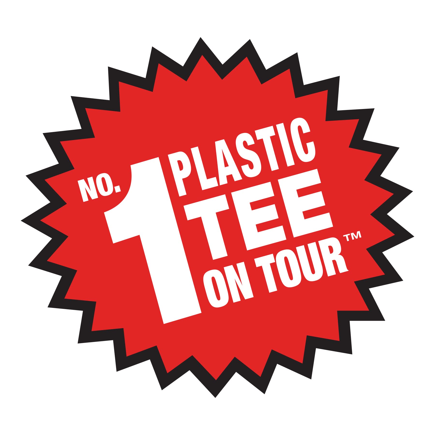 PRIDE GOLF TEE Performans Çizgili Golf Tişörtleri (30'lu Paket), 2-3/4 inç", Doğal