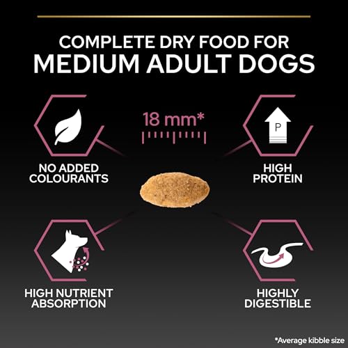 Pro Plan Medium Large Somonlu Kuru Köpek Maması, Yetişkin 7+ Yaş, 14 kg