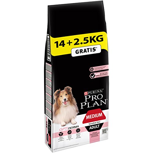 PRO PLAN Medium Somonlu Kuru Köpek Maması, Yetişkin, 14 kg + 2.5 kg Hediye