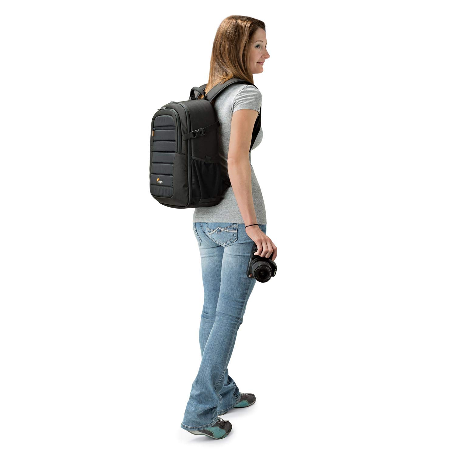 Lowepro Tahoe 150 Sırt Çantası, Kamera için, Ayarlanabilir İç Mekan, Objektifli DSLR için Uygun, Ek Objektif, 10 İnç Tablet, Siyah, LP36892-PWW