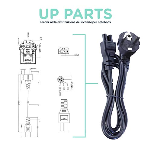 UP PARTS® NBP18 90W güç kaynağı - fiş 5,5 x 1,7 mm - Acer Aspire A515, E15, E15, V15, E1-571G E1-772