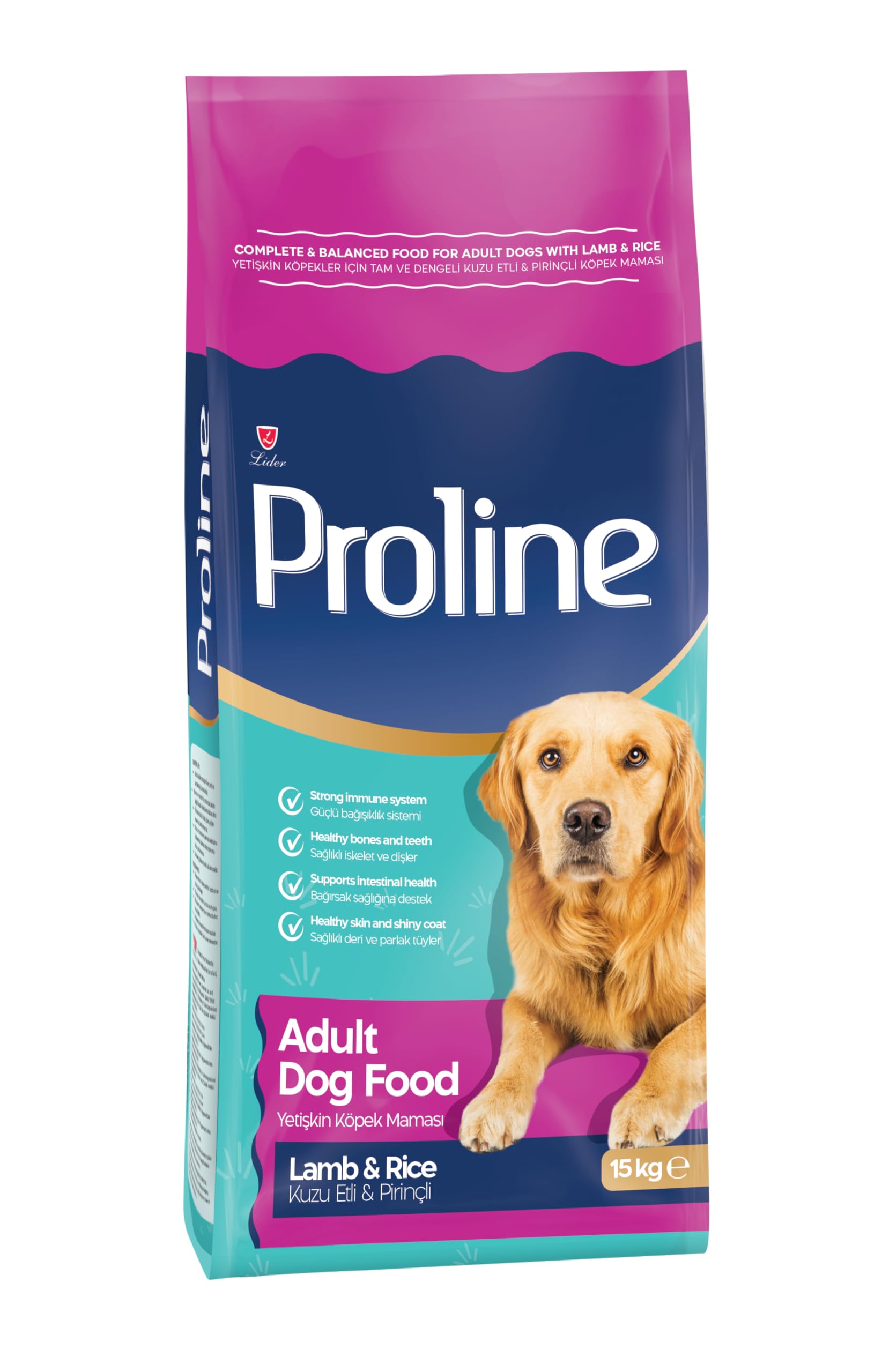 Proline Kuzu Etli Pirinçli Yetişkin Köpek Maması 15 Kg