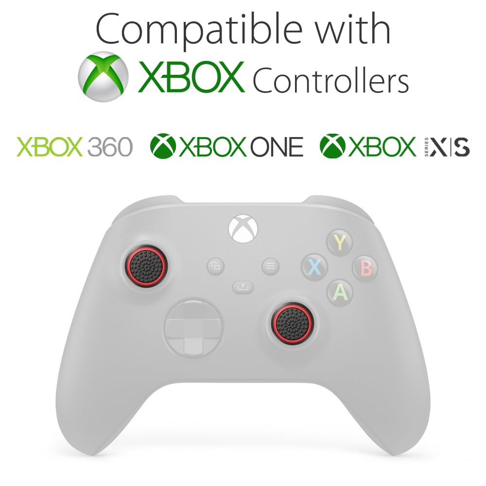 Fosmon [4] Analog Stick Joystick Controller için Performance baş parmak eklentisi PS4 | PS3 | Xbox One | Xbox One S | Xbox 360 | Wii U (Siyah ve Mavi) A1668