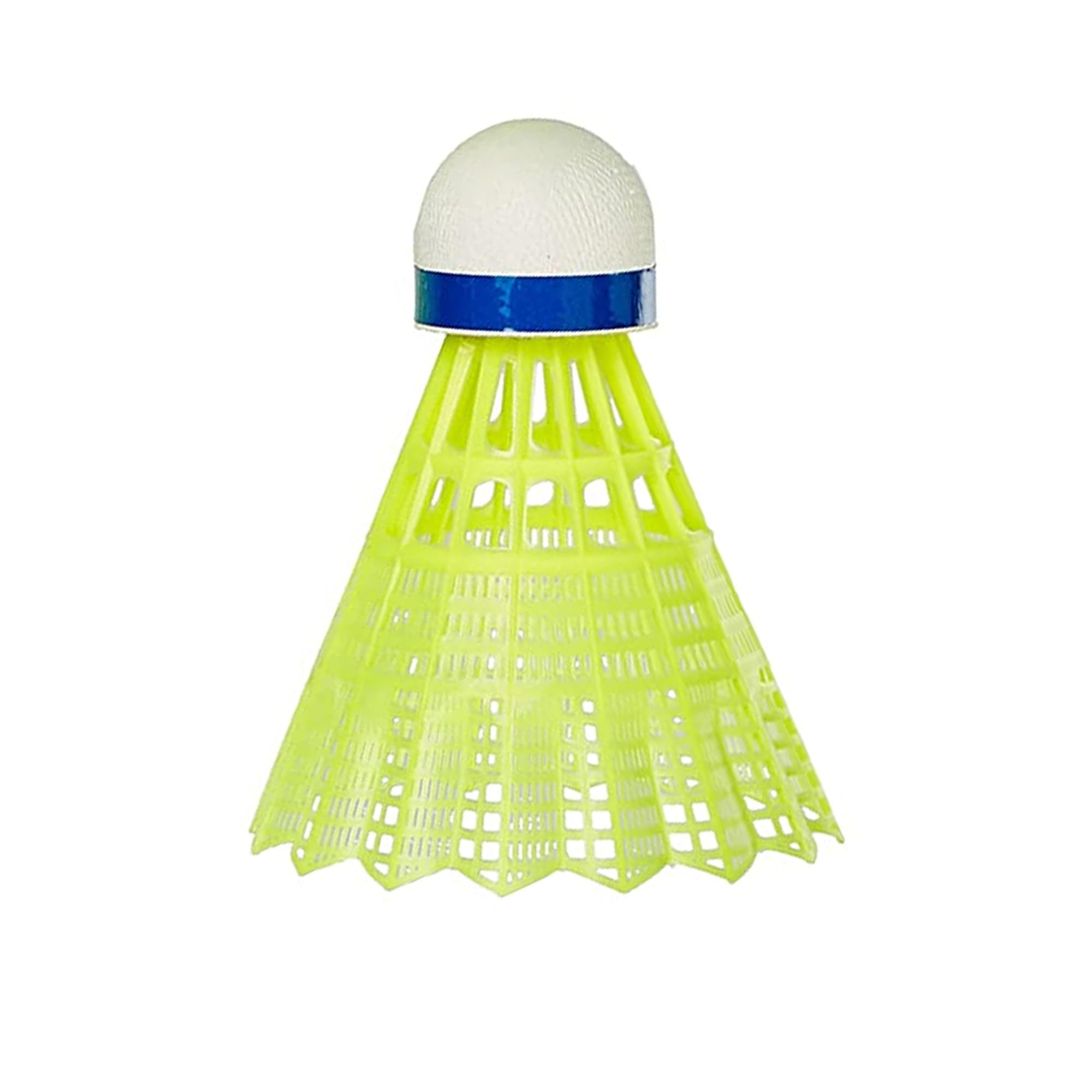 Wilson Badminton topu, Dropshot Shuttlecocks, 6'lı paket, beyaz, plastik/doğal mantar, WRT6046WH