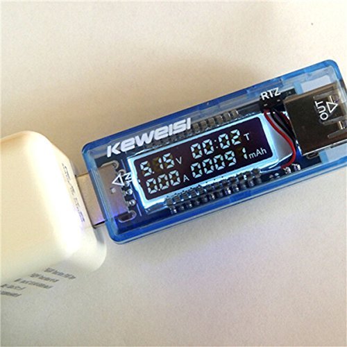 Keweisi 3 V-9 V 0 – 3 A USB şarj cihazı Power duman dedektörü pil kapasite Tester gerilim güncel met