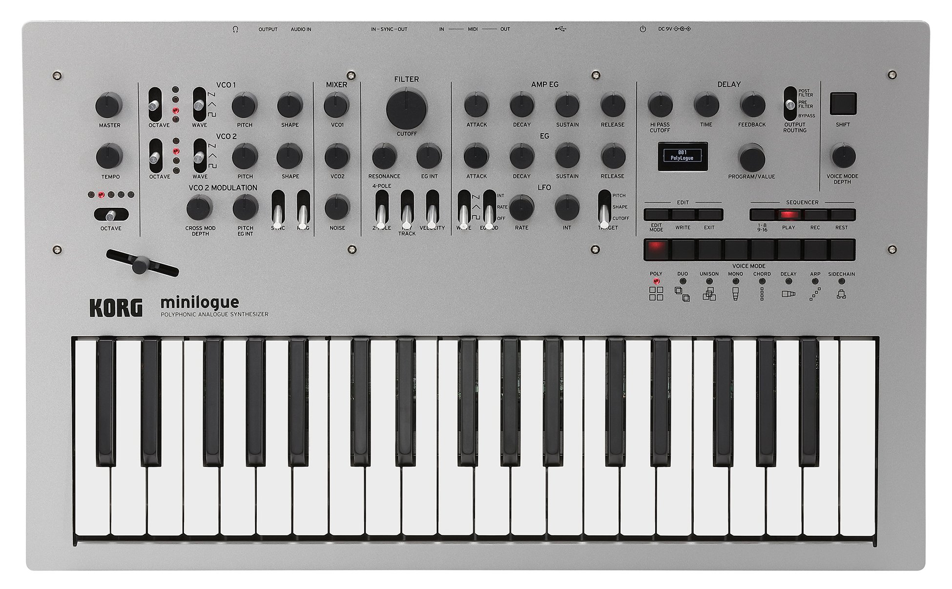 Korg MINILOGUE Analog Synthesizer