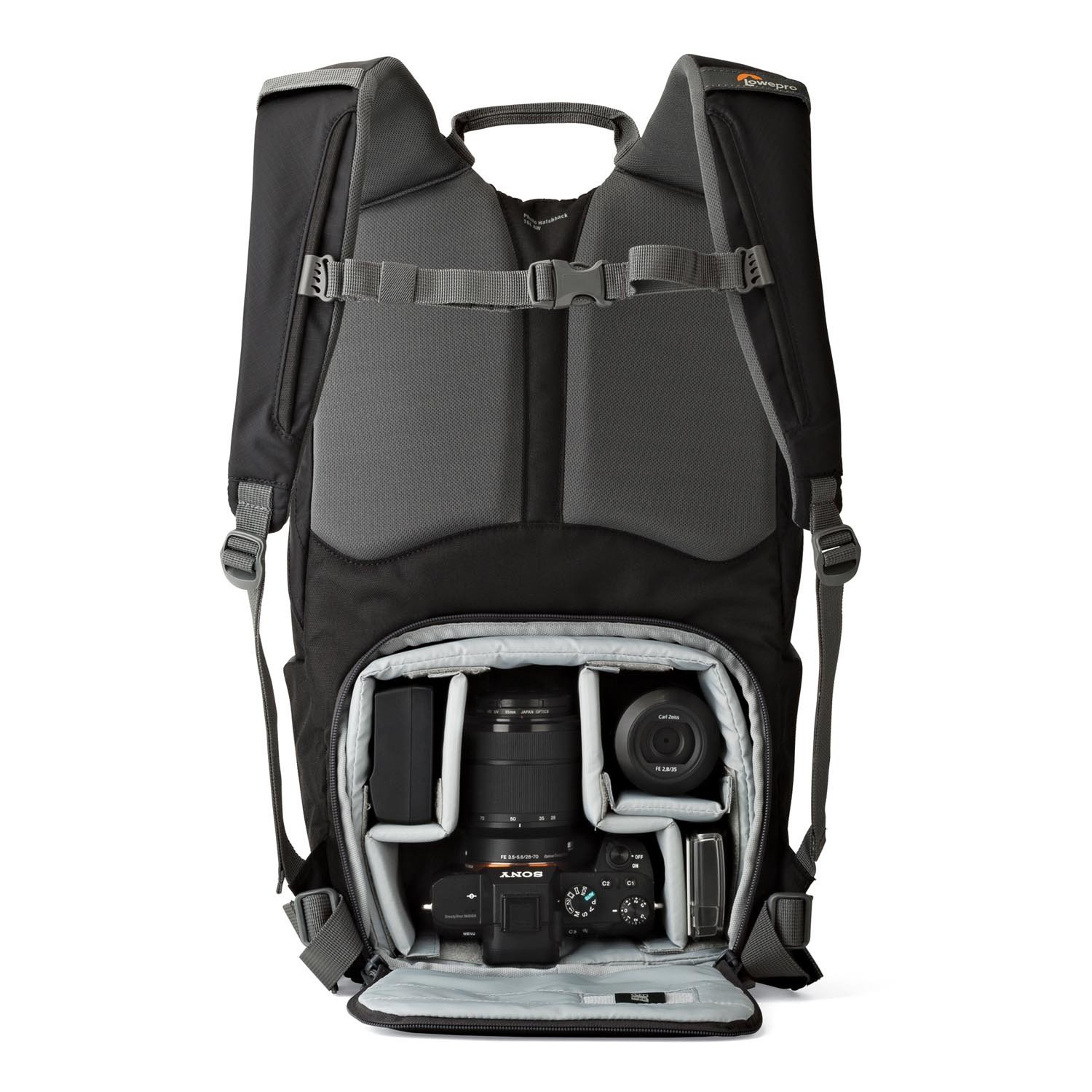 Lowepro Photo Hatchback Bp 150 Aw II Dslr Fotoğraf Makineleri İçin Sırt Taşıma Çantası, Siyah/Gri