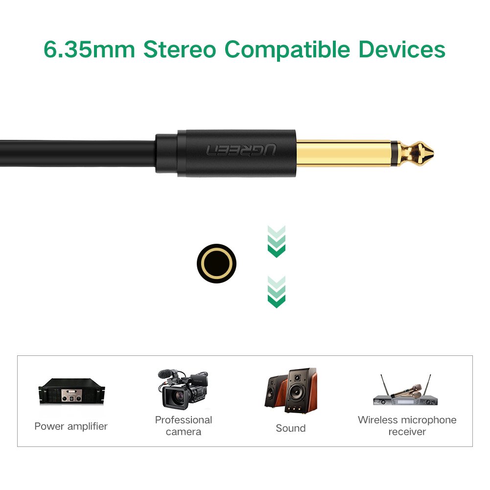 Ugreen 6.5mm Jack to XLR Dişi Mikrofon Ses Bağlantı Kablosu 5 Metre