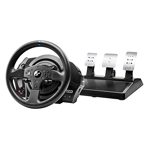 Thrustmaster T300 RS GT Edition – Force Feedback Yarış Direksiyonu ve 3 Pedallı Pedal Seti – PS5, PS4 ve PC ile Tam Uyumlu – Profesyonel Sim-Racing Seti