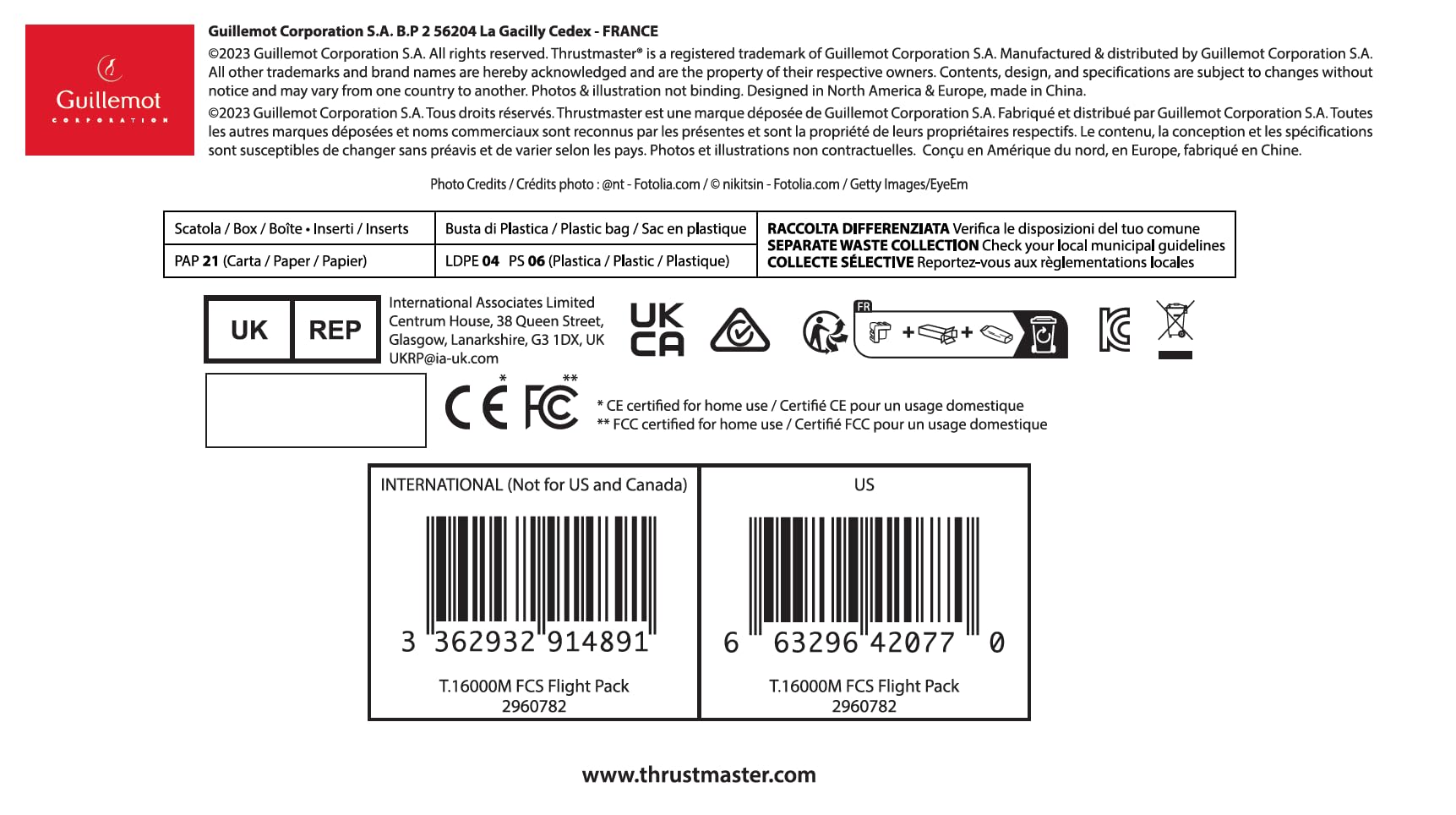 Thrustmaster T.16000M FCS Flight Pack – Tam Uçuş Kontrol Sistemi – Joystick, Gaz Kolu ve Dümen Pedalları – H.E.A.R.T. Manyetik Hassasiyet Teknolojisi – PC Uyumlu