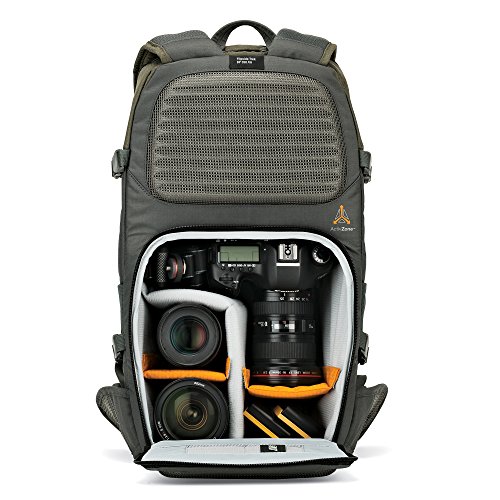 Lowepro Flipside Trek Bp 350 Aw Fotoğraf Makinesi Sırt Taşıma Çantası, Gri/Koyuyeşil