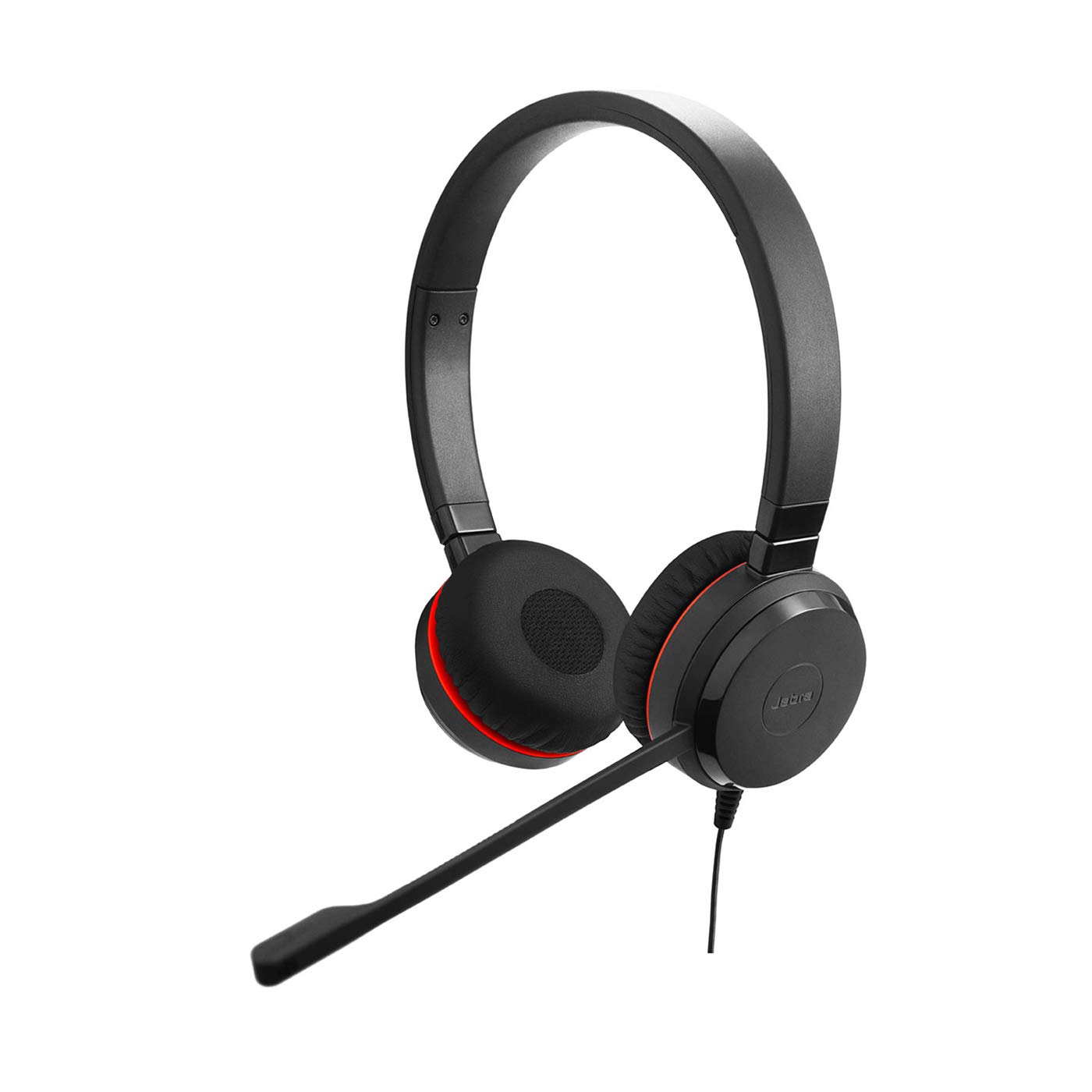 Jabra Evolve 30 MS Stereo Kulaklık - VoIP Softphone için Microsoft Sertifikalı Kulaklık, Pasif Gürültü Önleme Özellikli - Çağrı Kontrollü USB Kablosu - Siyah