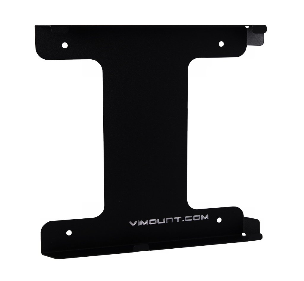 ViMount Duvara Monte Metal Tutucu PlayStation 4 PS4 Classic/FAT (ilk versiyon) ile Uyumlu 2x Kontrolörlü Siyah Renkli duvar montajı