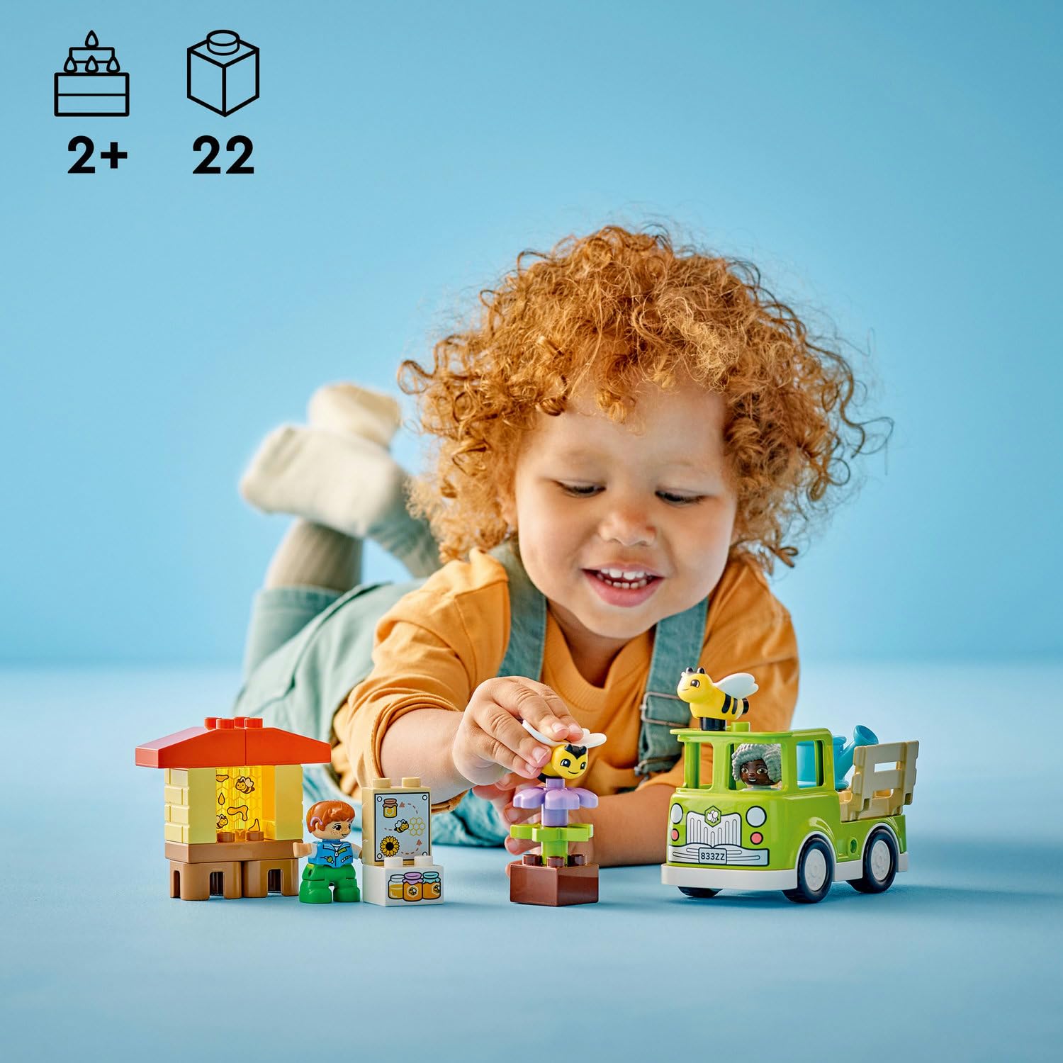 LEGO DUPLO Kasabası Arıların ve Arı Kovanlarının Bakımı 10419-2 Yaş ve Üzeri Çocuklar için Eğitici Oyuncak Yapım Seti (22 Parça)