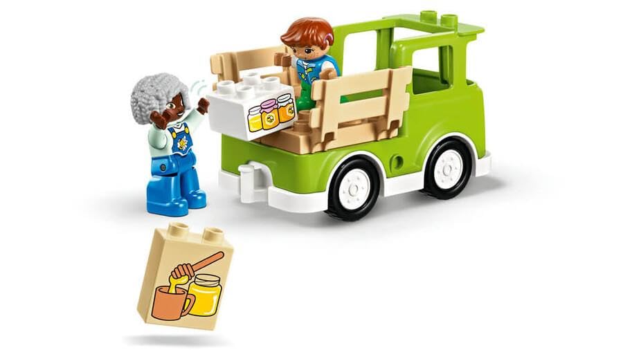 LEGO DUPLO Kasabası Arıların ve Arı Kovanlarının Bakımı 10419-2 Yaş ve Üzeri Çocuklar için Eğitici Oyuncak Yapım Seti (22 Parça)