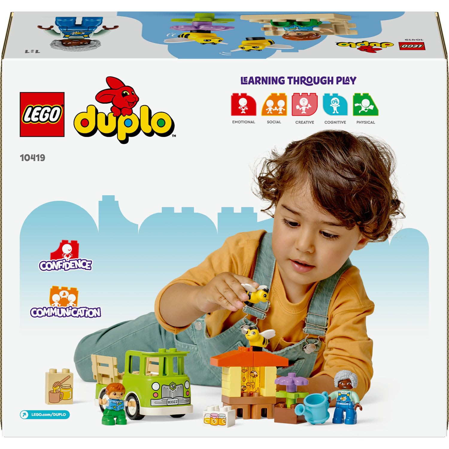 LEGO DUPLO Kasabası Arıların ve Arı Kovanlarının Bakımı 10419-2 Yaş ve Üzeri Çocuklar için Eğitici Oyuncak Yapım Seti (22 Parça)